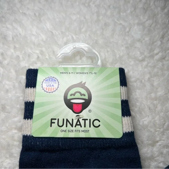 Joe Exotic For President Tiger King Big Cat Crew Socks M 6-11  W  7.5-12 X2 - Picture 3 of 4